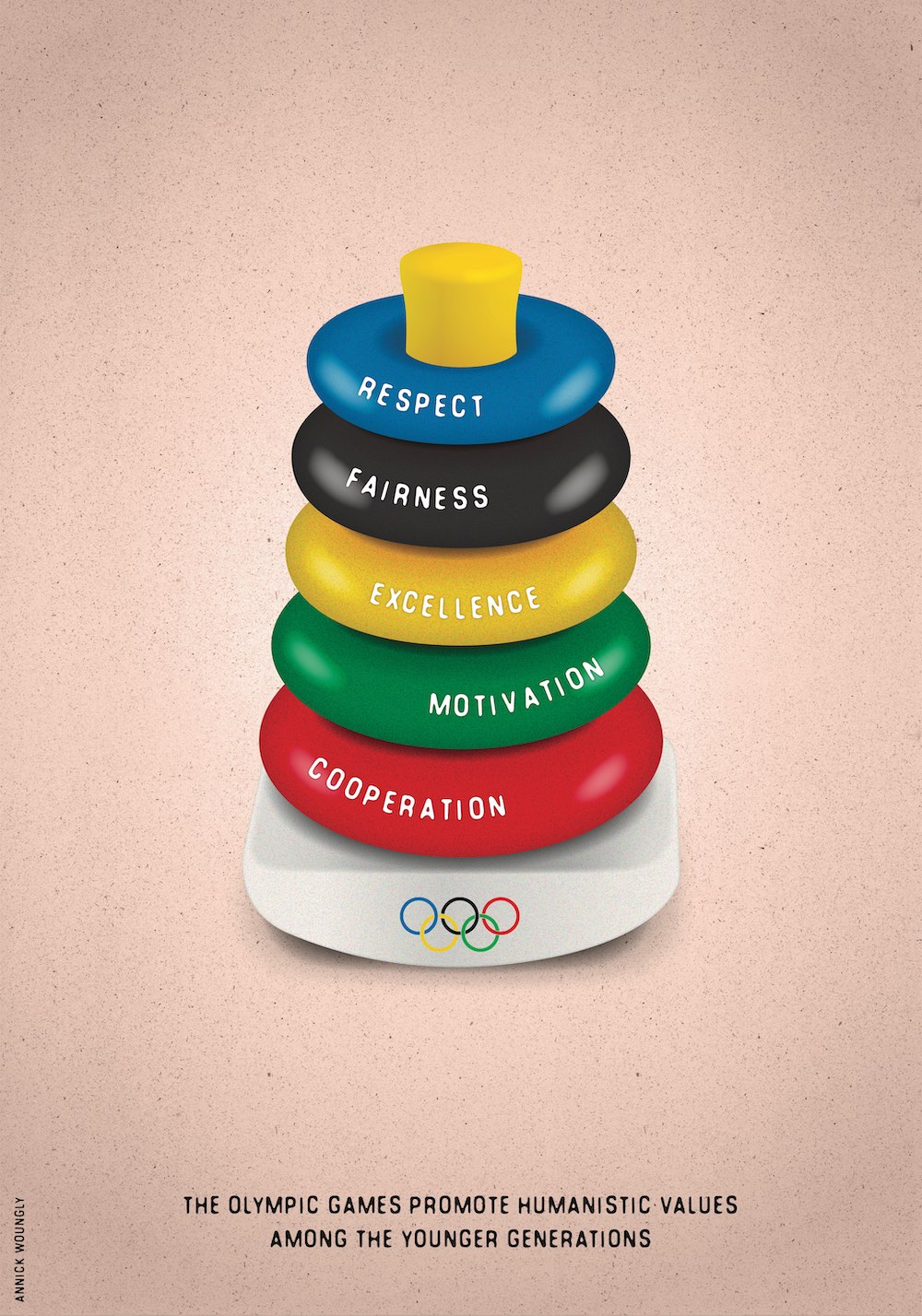 Olympic Education. Poster. Annick Woungly.