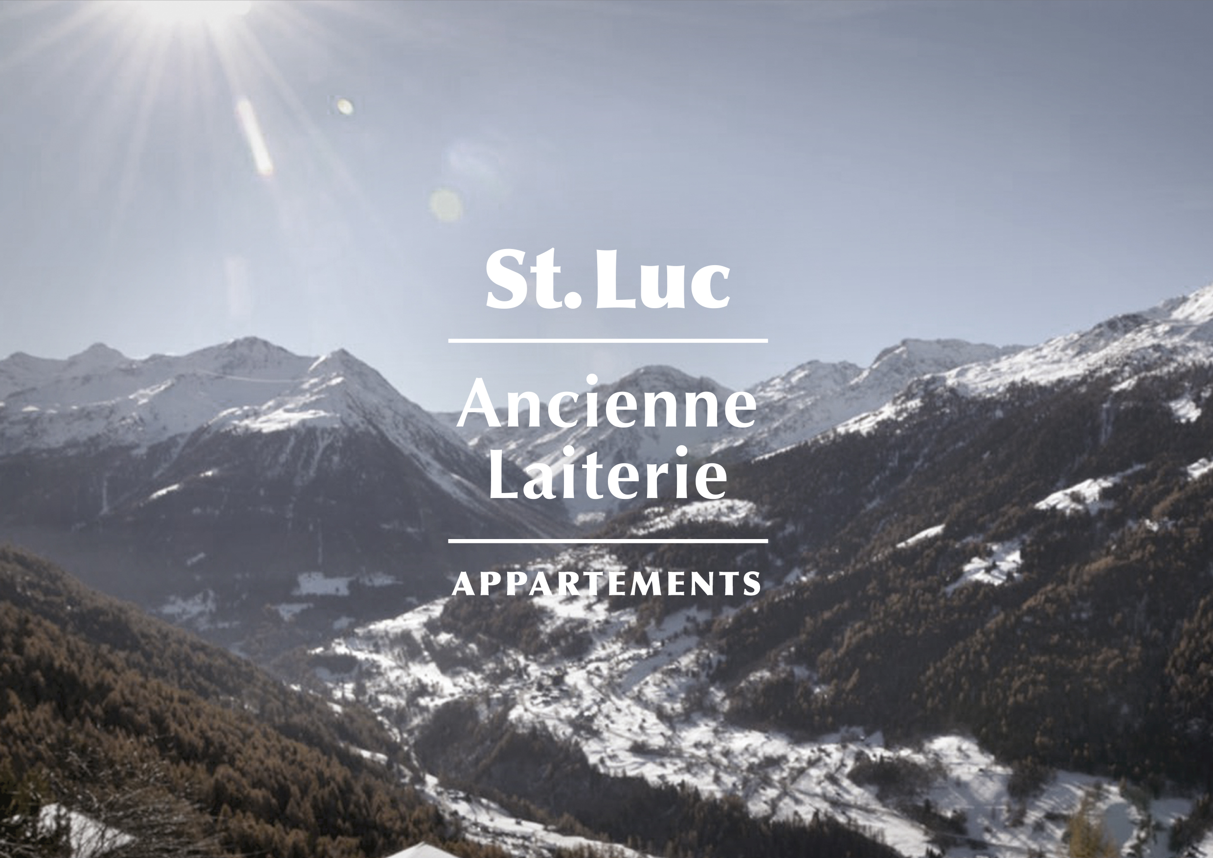 St. Luc. Ancienne Laiterie. Appartements. Identité visuelle. Logo. Annick & Yannick.