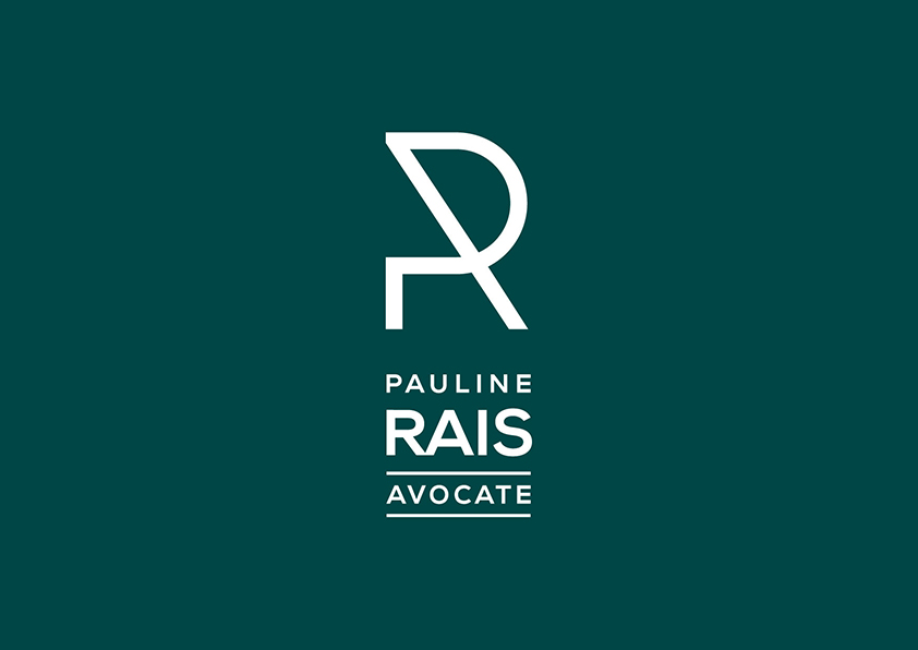 Pauline Rais Avocate. Logo. Delémont.