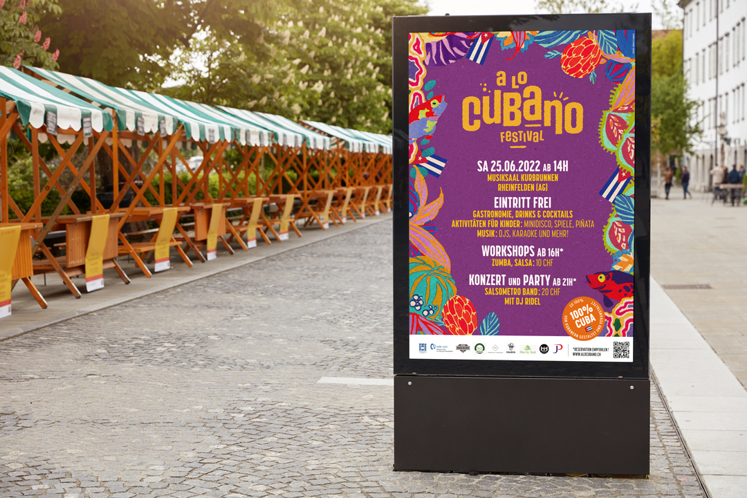 Festival AloCubano. Poster Design by Annick & Yannick.
