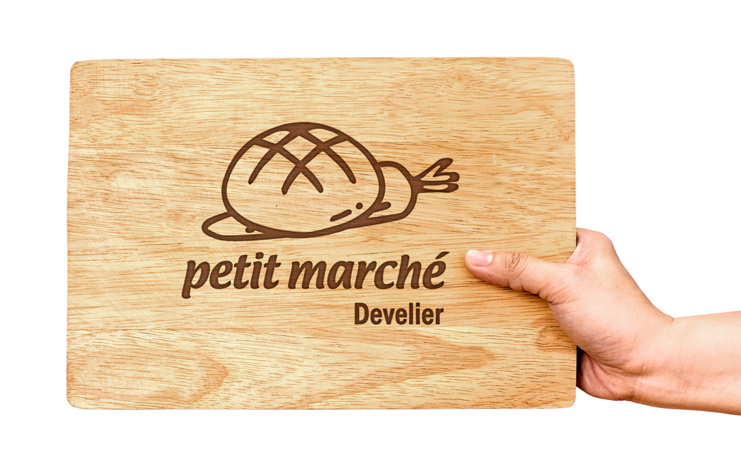 Petit Marché de Develier. Logo. Annick & Yannick Designers.