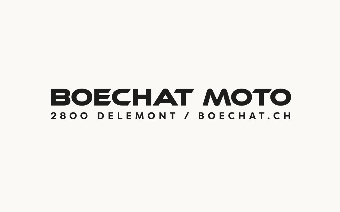 Refonte du logo Boéchat Moto